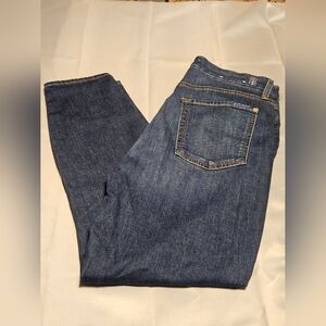 7 For All Mankind Dark Blue Straight Jeans